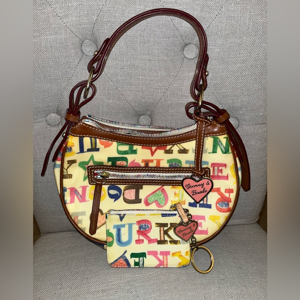 Multi Color Dooney and Bourke purse and wallet!